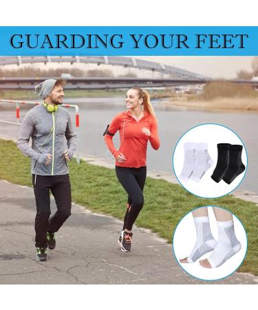 Got Fun 4 Couples Plantar Fasciitis Compression Ankle Bandage Socks - Men s & Women s Heel Spur Support - Buy Online on GoSupps.com