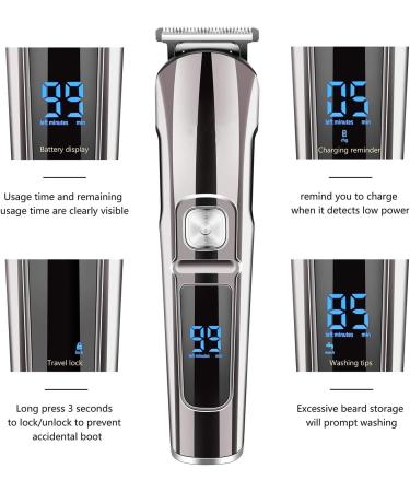 Professional 6-in-1 Hair Clippers & Beard Trimmer - Waterproof Electric Grooming Kit for Men | International Shipping - Buy Online on GoSupps.com