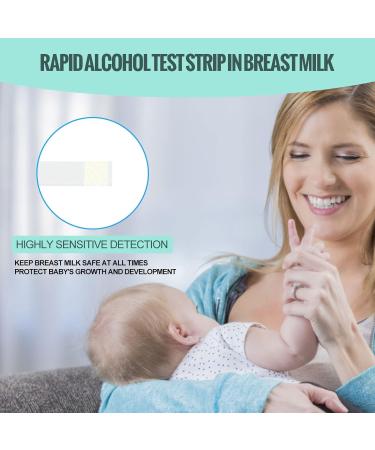 Milk Detection Strips Simple and Accurate Milk Test Strips Individually Packed Quickly with Bottle for Home for Mother - Buy Online on GoSupps.com