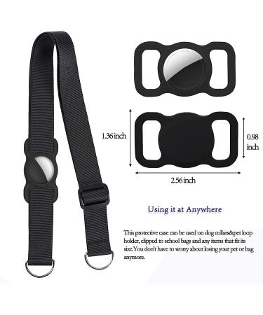 Buy Searchy Pet Silicone Protective Cover for Apple AirTag | Durable GPS Finder Holder for Dogs & Cats | Anti-Light Device in Black - Buy Online on GoSupps.com