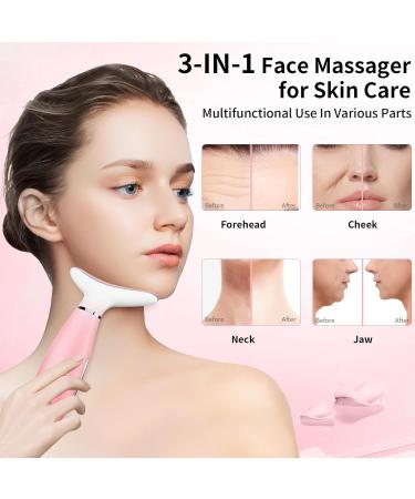 3 in 1 Portable Face Neck Beauty Device - Skin Care Massager Tool for Glowing Skin - Buy Online on GoSupps.com
