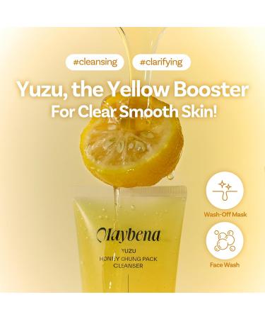 Yuzu Honey Chung Pack Cleanser | Moisturizing Foaming Face Wash for All Skin Types | K Beauty Gentle Pore Cleaner & Sebum Control - 3.38 fl oz - Buy Online on GoSupps.com