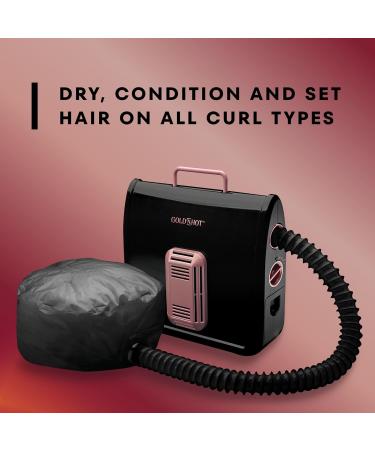 GOLD N HOT Ionic Soft Bonnet Dryer - Professional Hair Care - White - Perfect for Home Use & Travel - Buy Online on GoSupps.com