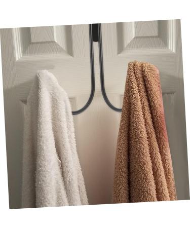 Baluue Clothes Rack 6 Pcs Double Hook Towel Hooks Wall Mounted Clothing Rack Over Door Clothes Hanger Rack Metal Coat Hooks 14x9cmx3pcs Blackx3pcs - Buy Online on GoSupps.com