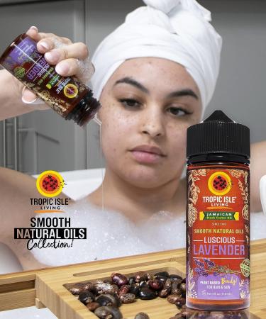 Tropic Isle Living Luscious Lavender Natural Oil for Hair Growth & Skin Care - Buy Online on GoSupps.com