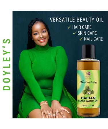 Buy Doyley's Haitian Black Castor Oil 4oz - Premium Natural Hair & Skin Care | Fast International Shipping - Buy Online on GoSupps.com