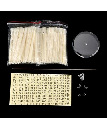KADS Nail Practice Frame with 120 Artificial Nails - Ideal for Nail Design Practice | Natural Look - Buy Online on GoSupps.com