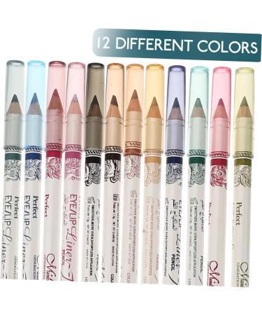  HAKIDZEL Waterproof Cosmetic Pencil Colors For Eyes Lip And Eyebrow Dazzling Pencil Makeup Set - Buy Online on GoSupps.com