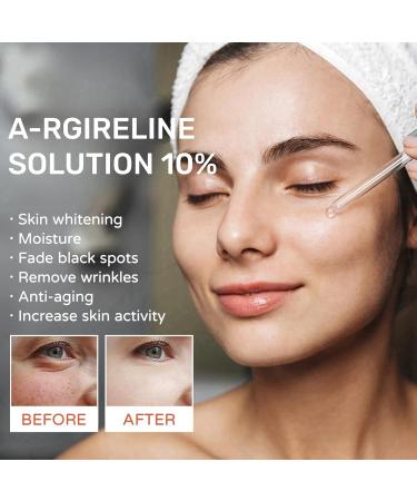 Argireline-Solution 10% Facial Serum Anti Wrinkle Serum Argireline-Serum Moisturiser Face Anti Aging Serum for Face Arg-ireline Face Serum for Women Hydrating Serum Skincare Brightening Serum 30ml - Buy Online on GoSupps.com