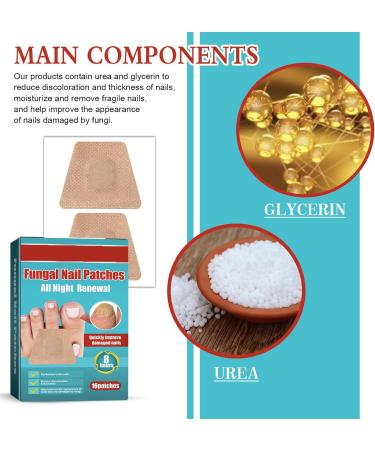 Fungal Nail Treatment Patches - Renewal Nighttime Anti Fungus Repair - Restores Healthy Nails - 16pcs - Buy Online on GoSupps.com