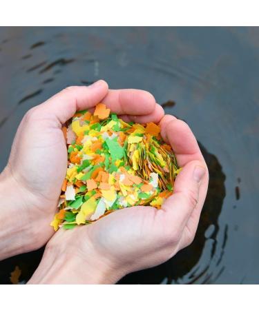 Lyra Pond 10 L Multi Flakes in Bucket | Pond Fish Flake Food | Easy to Digest Pond Food Made from Corn & Wheat Flour | Very Low Weight - Buy Online on GoSupps.com