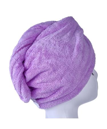 YYXR Microfiber Towel 2 Pack - Quick Drying Highly Absorbent Hair Towel in Rose-Purple | Reduce Hair Drying Time - Buy Internationally - Buy Online on GoSupps.com