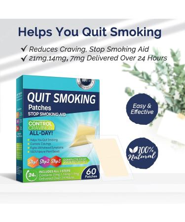 Quit Smoking with 3-in-1 Patches (8 Weeks Kit) - 60 Count - Buy Online on GoSupps.com
