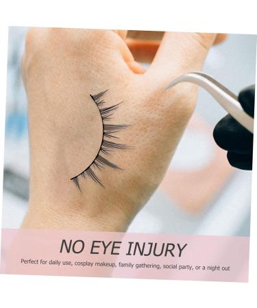 POPETPOP 5 Pairs Fake eyelashes Handmade Lashes Beauty Eyelashes Cosmetics Eyelashes Transparent Band Eyelash Cat Eyes Eyelashes 3D Faux Lashes chemical fiber girl False Eyelashes woman - Buy Online on GoSupps.com