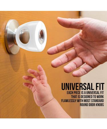 Tiny Patrol 8 Pack Baby Safety Childproof Door Knob Cover  Universal-Fit Most Knobs - Buy Online on GoSupps.com