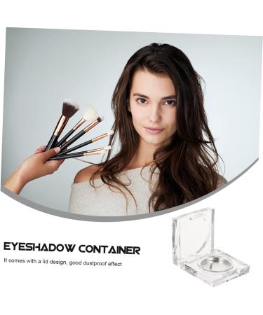  Didiseaon Didiseaon 12 Pcs Eyeshadow Box Ornament Container Blush for Face Trim Tray Makeup Organizer Transparent Container Cosmetics Case - Buy Online on GoSupps.com