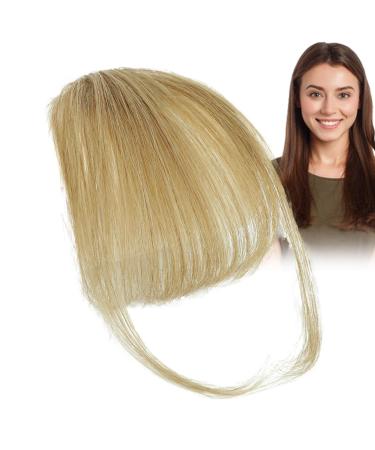 Clip On Bangs Human Hair - Human Hair Clip In Air Bangs | Natural Color Clip On Neat Bangs | Stylish Hair Bangs Fringe Hairpieces | Thick Bangs Extensions Neat With Temples Clip For Women gray gold