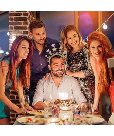 Vigorola Party Headband Hairband for Kids Adults Star Birthday Hairband Party Hair Accessories Glitter Star Head Boppers Headband Star Children's Festival Accessories for Party Holiday Birthday - Buy Online on GoSupps.com