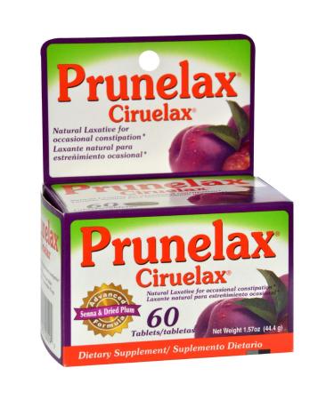 Prunelax Ciruelax Laxatives Tabs - 60ct
