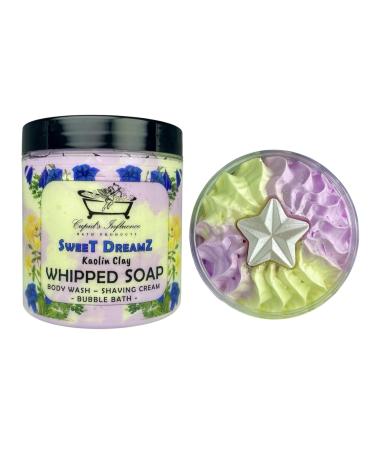 Sweet Dreamz Whipped Soap | Kaolin Clay Body Wash | Shower Cream | Luxurious Shaving Cream | Shower Fluff | Relaxing Bubble Bath | Lavneder Shower Whip | Lavender Soap