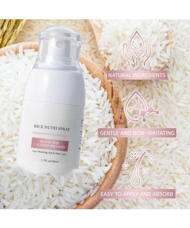 Spray anti-chute Spray nourrissant au riz Favorise la pousse des cheveux R duit la chute Rafra chit et non gras 3pcs - Buy Online on GoSupps.com