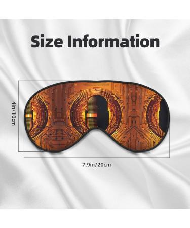 Microphone with Music Note Print Double-Sided Eye Mask Soft and Light Blocking for Enhancing Sleep Quality - Buy Online on GoSupps.com