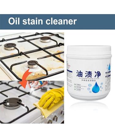 Oil Pollution Cleaning Powder Heavy Oil Stain Cleaner All Purpose Kitchen Instant Cleaning Powder for Hoods and Grills - Buy Online on GoSupps.com