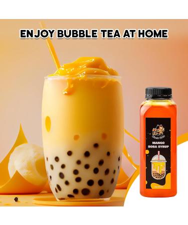 Syrup for Bubble Tea | 12 Ounces (354 ML) | Brown Sugar Boba Flavored Syrup for Tapioca Pearls and Desserts (Mango) - Buy Online on GoSupps.com