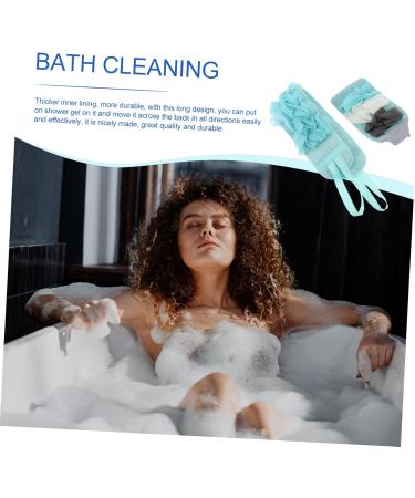 POPETPOP 1set Bath Towel Bath Shower Mitt Body Cleaning Gloves Exfoliating Back Brush Bath Shower Loofah Pouf Sponge Shower Sponge Body Scrub Mitt Bath Ball Fiber Double Sided Bath Products - Buy Online on GoSupps.com