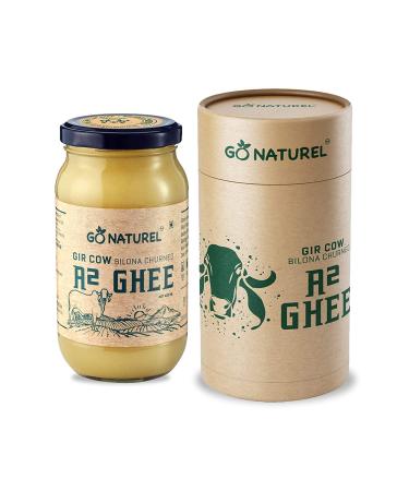 Go Naturel Premium A2 Gir Kuhfett | Vedische Bilona-Handauflaufmethode (400 ML)