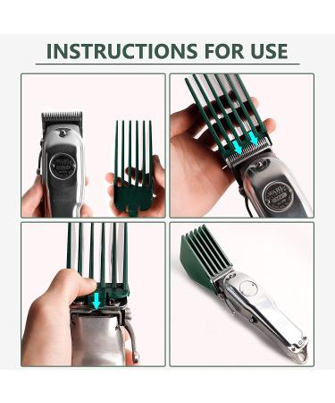 Premium 3 Inch Clipper Guards- 8pcs Cutting Guides for Wahl Clippers, 1.25-3 Inch Lengths - Buy Online on GoSupps.com