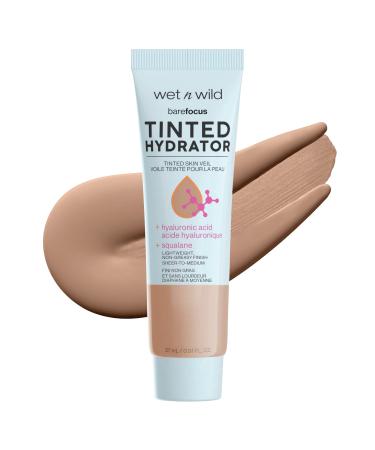 Wet n Wild Bare Focus Tinted Hydrator Matte Natural Finish  Oil-Free Tinted Face Moisturizer Makeup  Hyaluronic Acid  Squalane  Sheer To Medium Coverage  Medium Deep - Buy Online on GoSupps.com