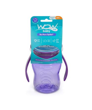 Wow Cup Baby 360 Trainer Sippy Cup - Purple - 7oz / 207ml - Buy Online on GoSupps.com