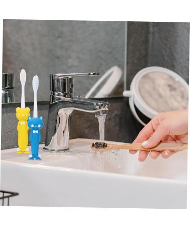 Beaupretty Kids Toothbrush Set - 4 Suction Cup Manual Toothbrushes for Children | Fun & Effective Teeth Cleaning Supplies - Buy Online on GoSupps.com