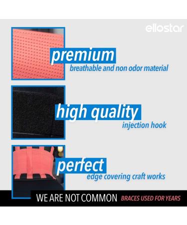 Ellostar Waist Trainer for Women - Back Support Band, Tummy Control, Sweat Weight Loss Shapewear - Large Pink - Buy Online on GoSupps.com