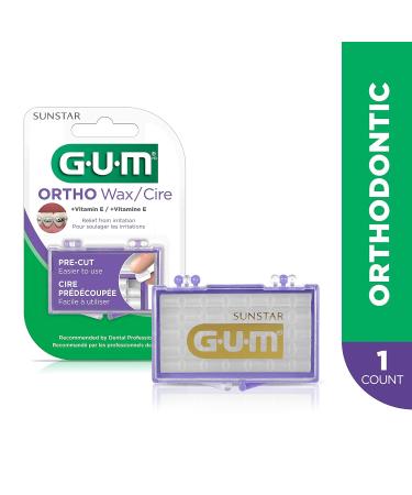 GUM Orthodontic Wax 723 - Pack of 6 | Best Dental Care for Braces | International Shipping Available - Buy Online on GoSupps.com