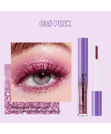Glitter Mascara - Smudge-Proof Mascara | Waterproof Lengthens and Curls Lashes Makeup for Evening Wedding Stage - Buy Online on GoSupps.com