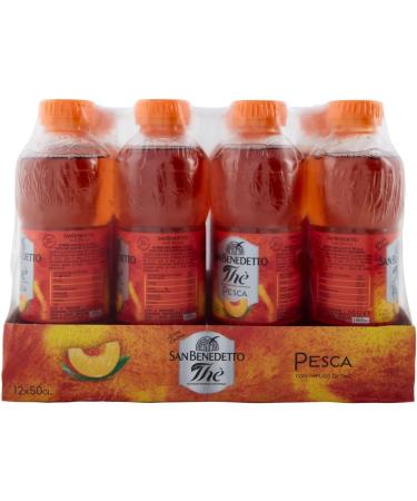  Italian Gourmet E.R. San Benedict The Pesca Lot of 24 Peach Refreshing Iced Tea 500 ml + Gourmet Italian Pulp 400 g - Buy Online on GoSupps.com