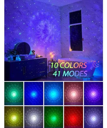 Galaxy Projector Light with Remote Timer | 21 Colour Changing Star Light Projector for Bedroom | Bluetooth Speaker | Night Light Projector for Kids & Adults - Buy Online on GoSupps.com