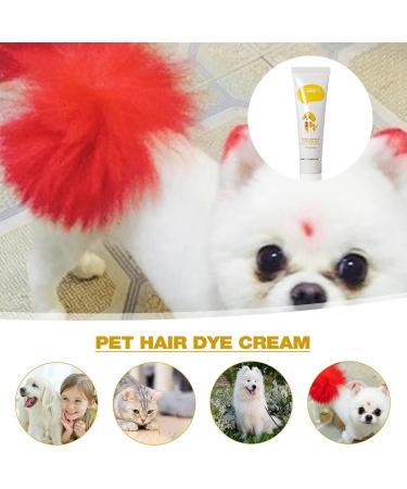 PW Tools Animal Hair Color - Fruchtaroma 80g Non-Toxic Pet Dye Cream | Fireworks Red for All Pets & Puppies - Buy Online on GoSupps.com