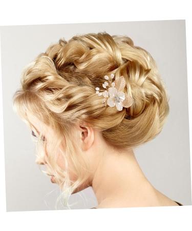 Mikinona Gold Leaf Side Comb Wedding Bride Headpiece Decorative Hair Combs Girl Headpiece Comb for Bridesmaid Hair Comb for Bride Hair Comb for Side Comb Headpiece Hair Comb Clip - Buy Online on GoSupps.com