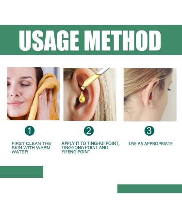 WOSLXM Tinniclear Ear Drops - Tinnitus Relief Treatment Oil for Ringing Ears & Hearing Loss (1PCS) - Buy Online on GoSupps.com