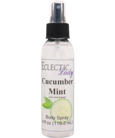 Cucumber Mint Body Spray 4 ounces Body Mist for Women with Clean Light & Gentle Fragrance Long Lasting Perfume with Comforting Scent for Men & Women Cologne with Soft Subtle Aroma For Daily Use 4 Fluid Ounces