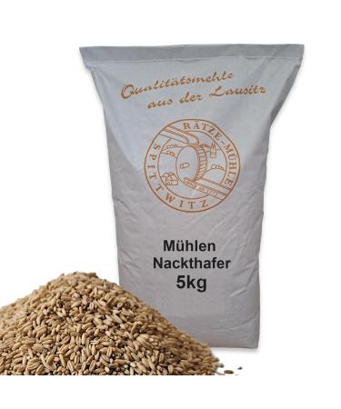 Mills Naked Oats Oat kernels 5 kg cleaned fresh from the R tze mill in best quality whole grain
