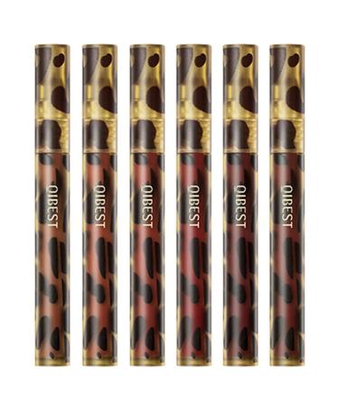 Niktule 6 Non-Sticky Liquid Lipsticks for Girls - Assorted Colors - For Girls and Women