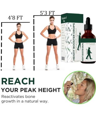 Medicare Height Booster Drops - Height Growth Oil for Adolescents | Reach Maximum Height (1PC) - Buy Online on GoSupps.com