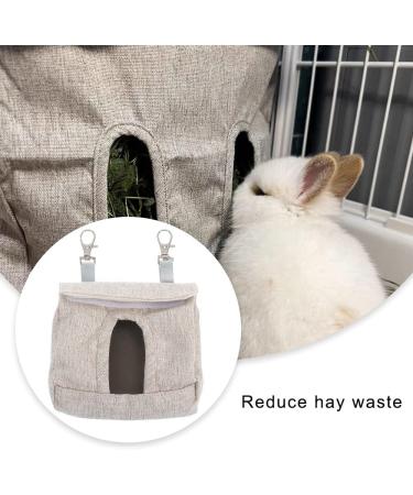 Rabbit Hay Feeder Bag Eat Slowly Guinea Pig Hay Feeder Hemp Fabric Small Animals Hay Feeder Bag for Rabbit Guinea Pig Chinchilla Small Animal - Buy Online on GoSupps.com