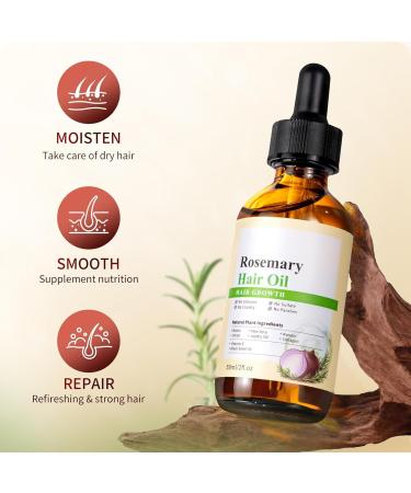  Generisch Moisturizing hair oil - 59 ml - For frizzy hair - Fortifying treatment for damaged scalp - Curly and brittle hair - For men and women - Buy Online on GoSupps.com