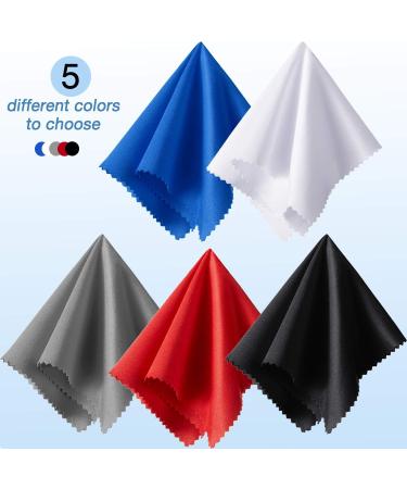 50 Microfiber Cleaning Cloths for Glasses & Electronics - 7x6 Inch Assorted Colors | Ideal for Eyeglasses Screens & Lenses - Buy Online on GoSupps.com