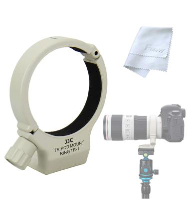 JJC Tripod Collar Mount Ring, Compatible with Canon EF 70-200mm f/4L /EF 70-200mm f/4L is/EF 70-200mm f/4L is II USM Lens, Replaces Tripod Ring A-2